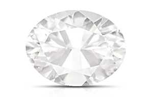 White Zircon is a highly transparent, colourless, semi-precious gemstone of the Nesosilicates mineral family. In Vedic astrology, it exists as a substitute (upratna) for precious diamonds and is worn to bring improvement in the wearer